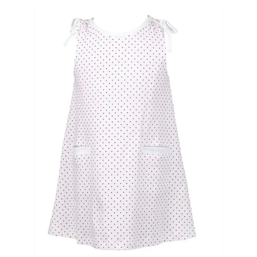 The Proper Peony Pima Girls Dottie Sleeveless Dress‎ NWT size 2T